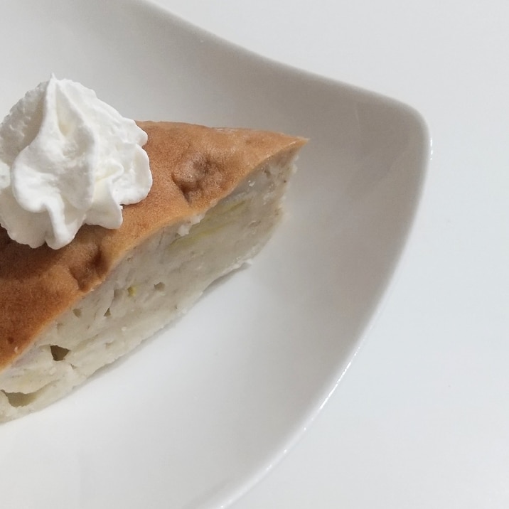 アレルギー対応。炊飯器で?そんなバナナケーキ。